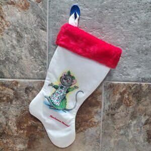 Vintage Marianna Mouse Christmas Stocking